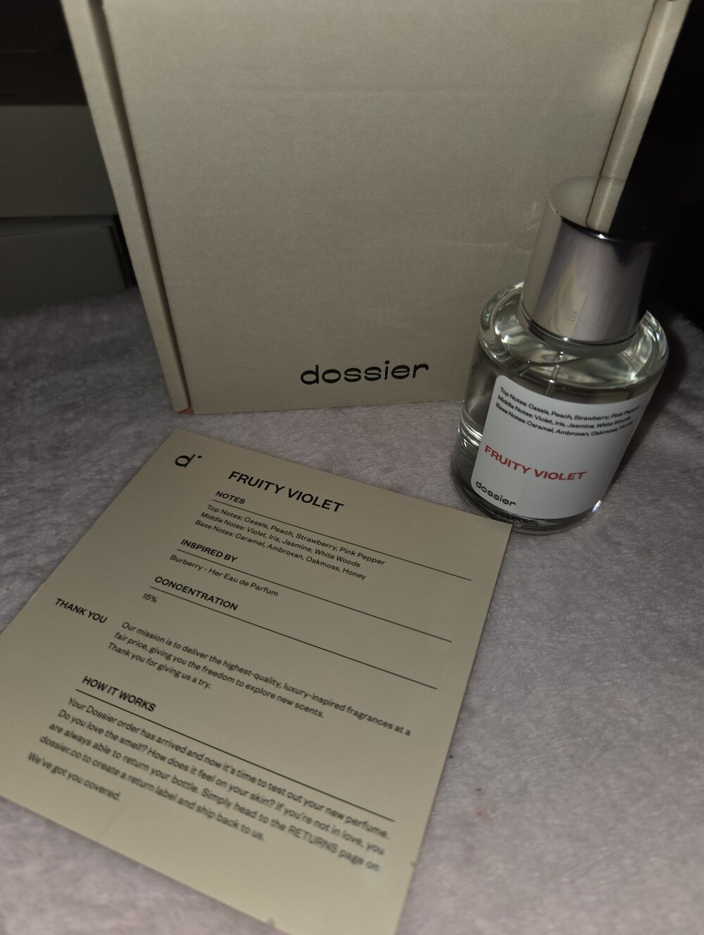 Dossier Fruity Violet